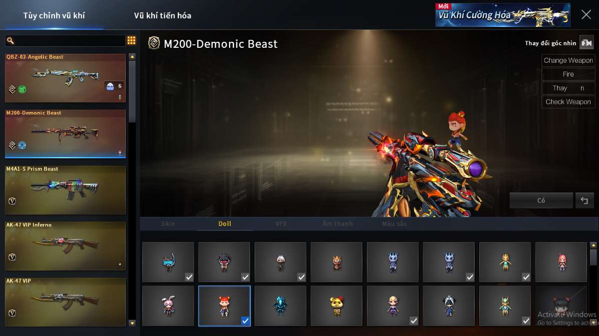 shop acc cf uy tin gia re
